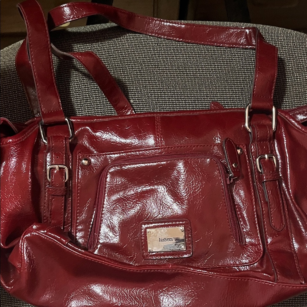 Liz & Co. Red Shoulder Bag